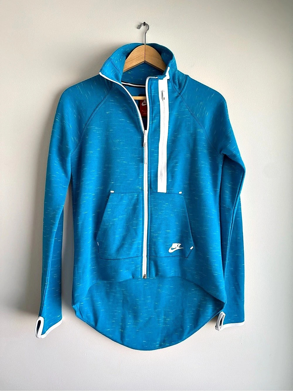 Nike Tech Fleece Moto Cape Jacket Blue Women’s S